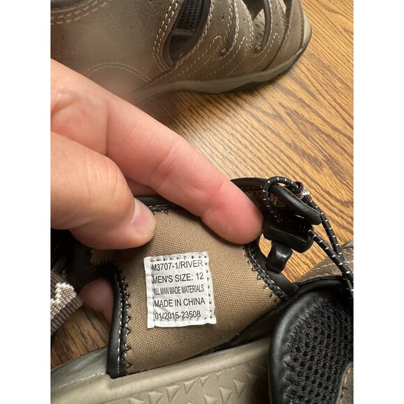 Alpine Design Hiking Sandals Mens 12 River Brown Great Condition - Picture 4 of 7